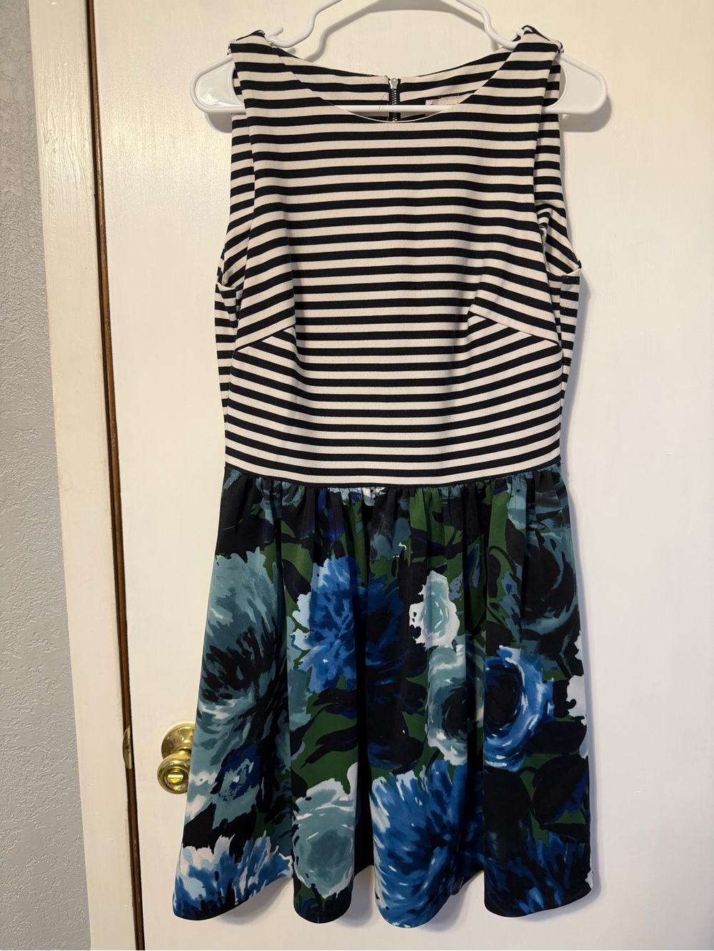 Dress Barn Black and White Striped Dress
